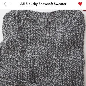 AE Slouchy Snowsoft Sweater
